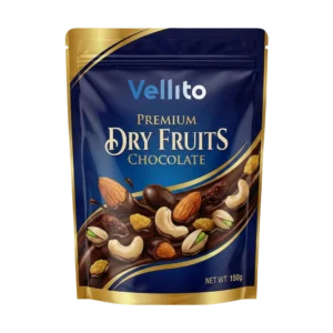 Vellito Premium Dry Fruits Chocolate – Rich Chocolate with Assorted Nuts